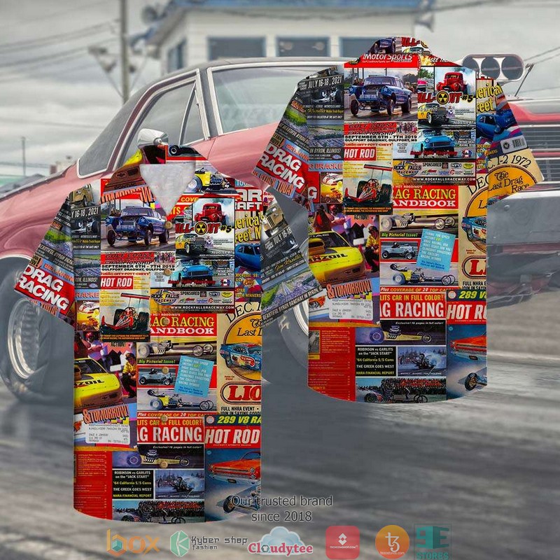 Drag Racing Magazine Hawaiian Shirt 2