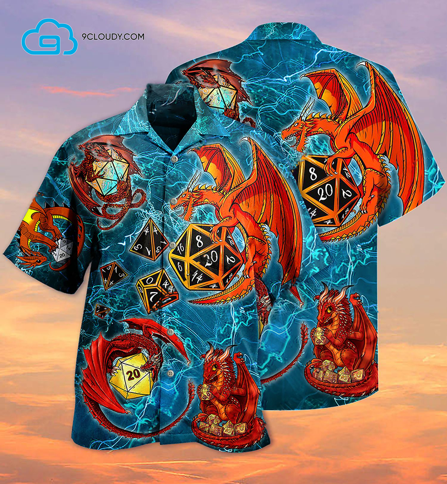 Dragon D2Love Life All Over Print Hawaiian Shirt