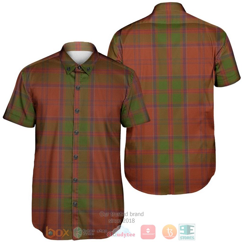 Drummond Clan Tartan Hawaiian Shirt