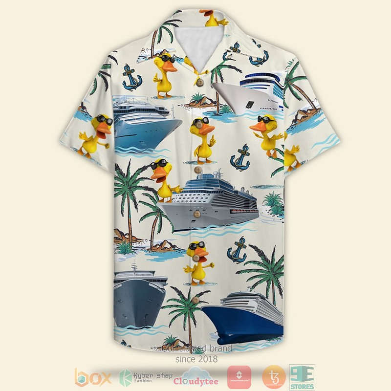 Duck Cruise Pattern Hawaiian Shirt