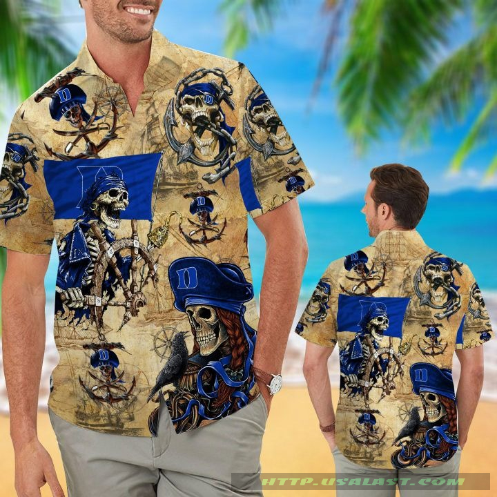 Duke Blue Devils Ncaa Pirates Aloha Hawaiian Shirt