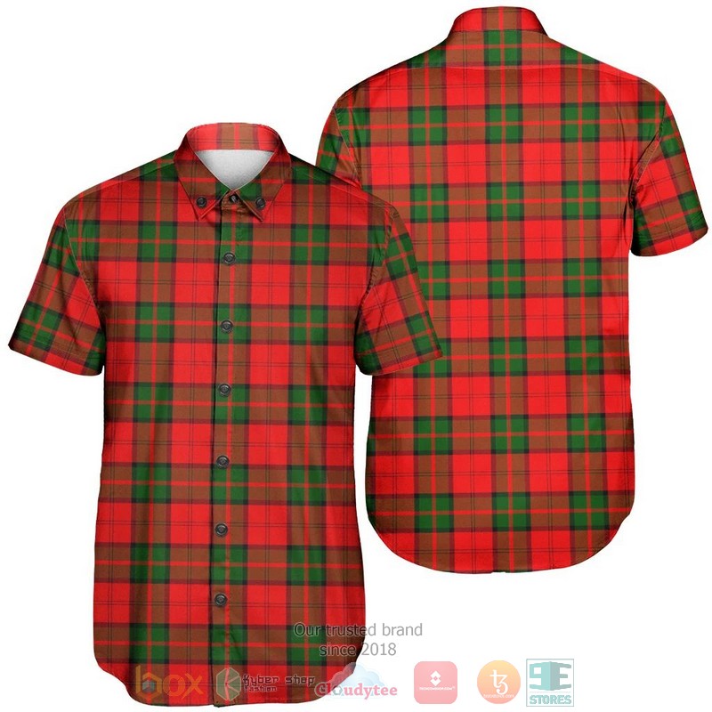 Dunbar Modern Tartan Hawaiian Shirt