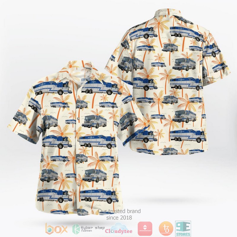 Duncan Fire Department South Carolina Hawaiian Shirt