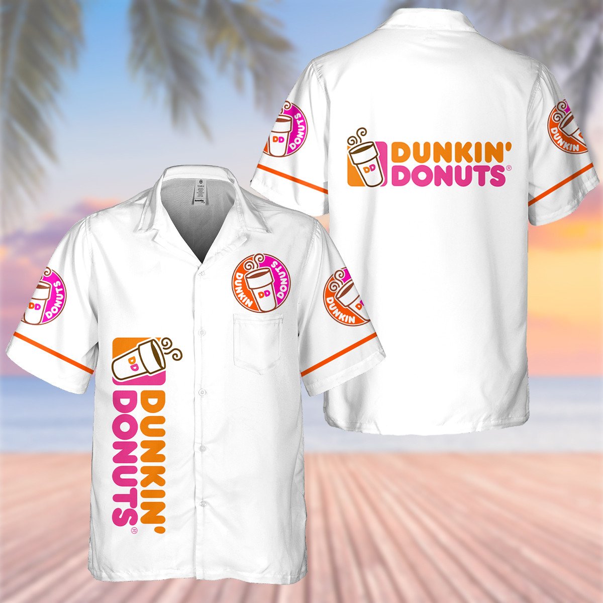 Dunkin Donuts Hawaiian Shirt