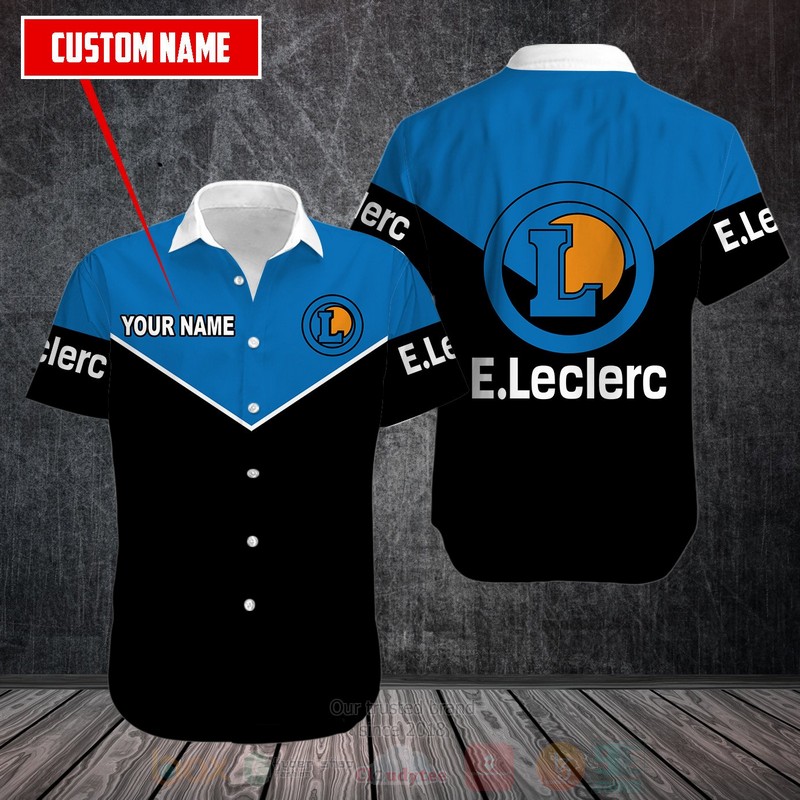 E Leclerc Custom Name Hawaiian Shirt