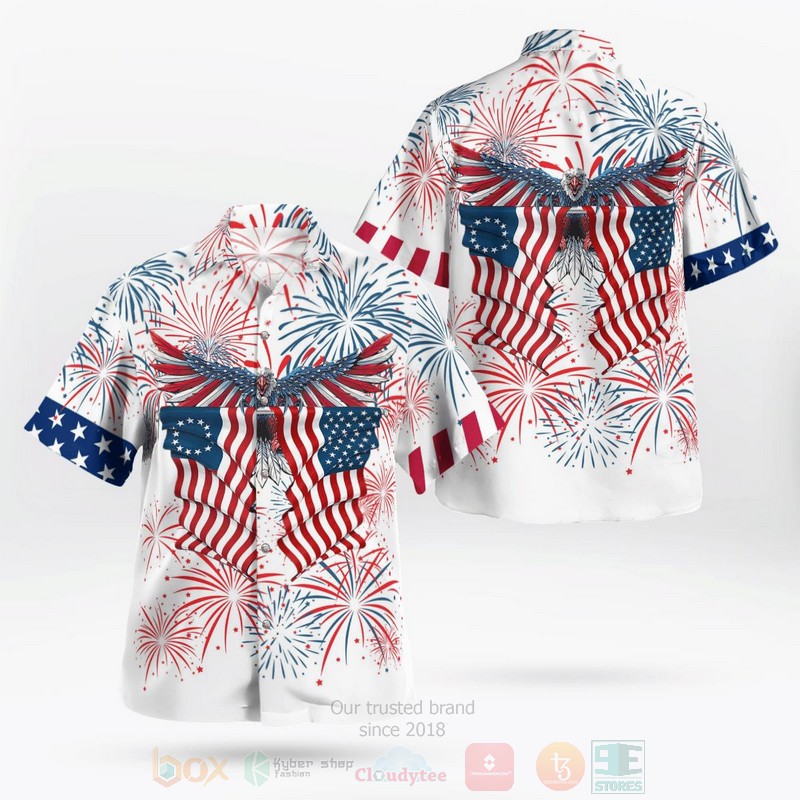 Eagle Flag Hawaiian Shirt