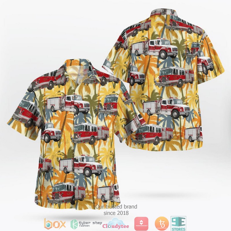 East Gwillimbury Fire Ontario Canada Fleet Hawaiian Shirt