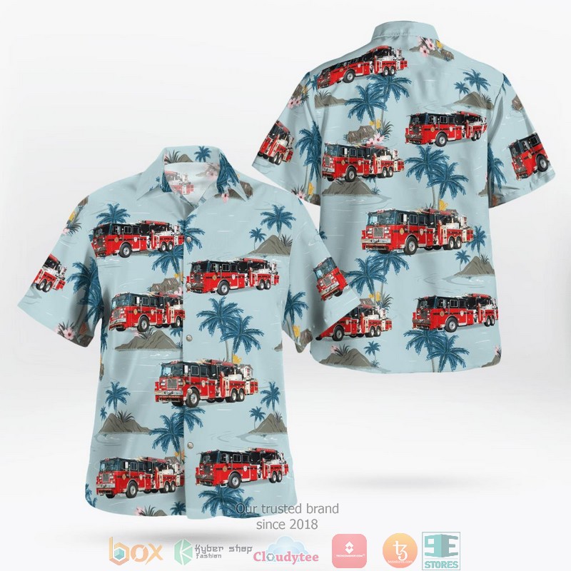 East Quogue Ny Fire Department Hawaiian Shirt