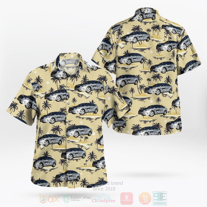 East Spencer Police Department North Carolina 2018 Ford Interceptor Hawaiian Shirt