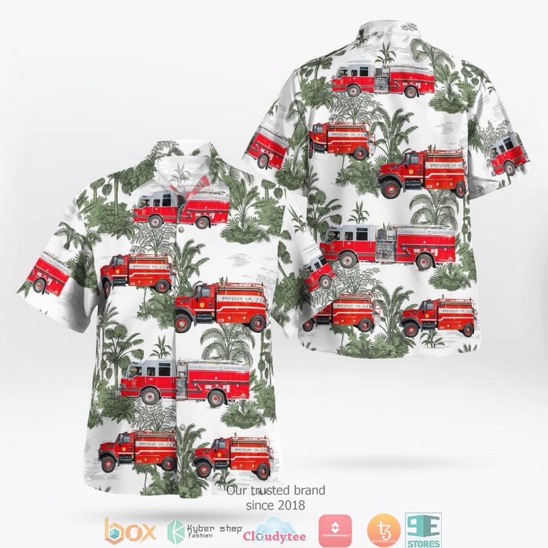 East Wenatchee Washington Douglas County Fire District 2 Hawaiian Shirt