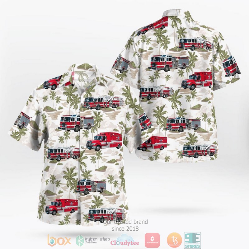 Easthampton Hampshire County Massachusetts Easthampton Fire Department Hawaiian Shirt