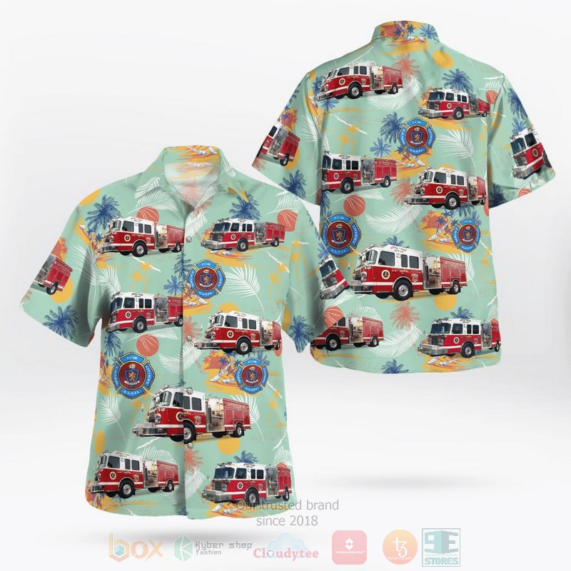 Easton Volunteer Fire Dept Md Hawaiian Shirt 2