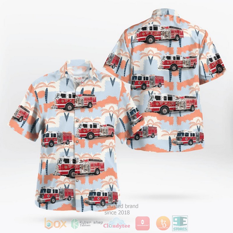 Easton Volunteer Fire Dept Md Hawaiian Shirt