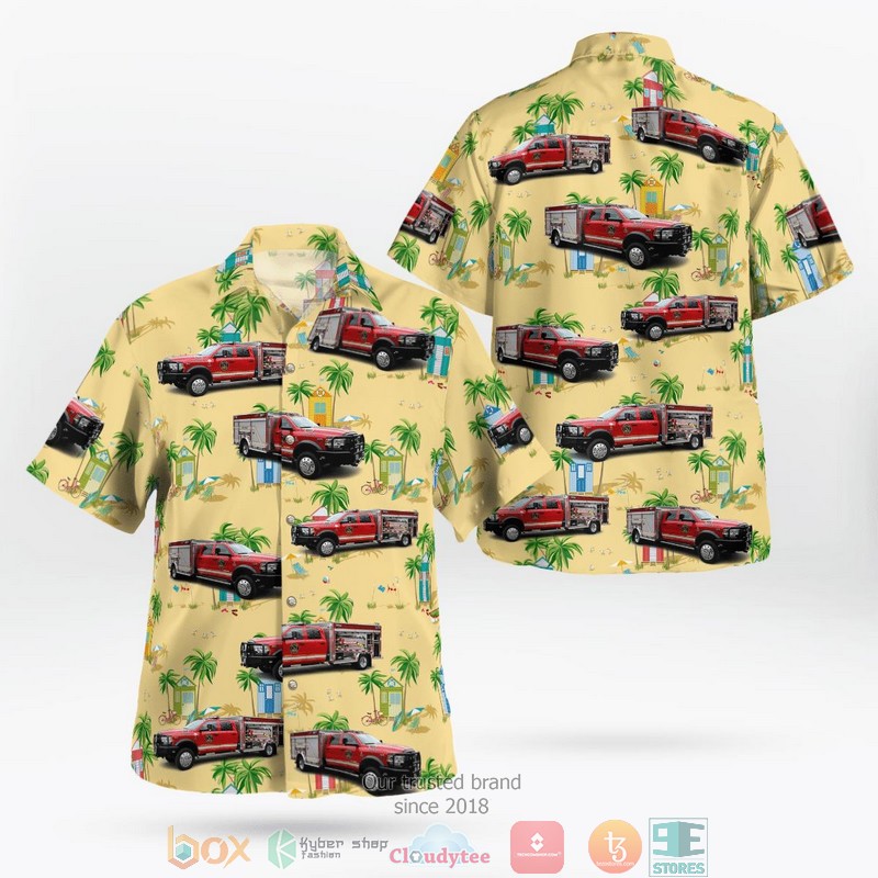 Edgerton Trimble Fire Protection District Hawaiian Shirt