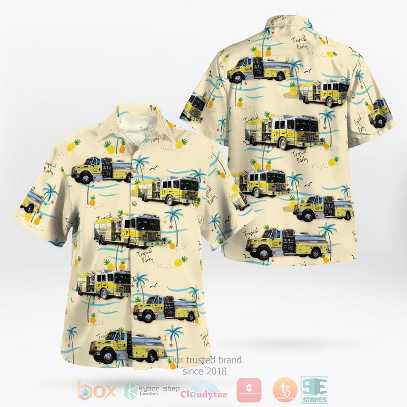 Efland North Carolina Efland Fire Department Hawaiian Shirt 2