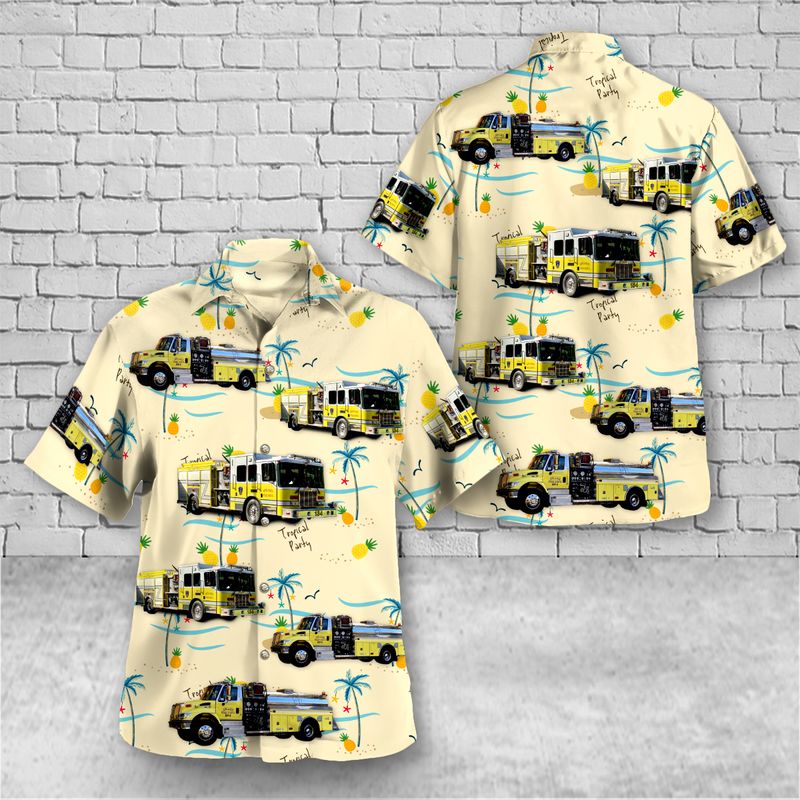 Efland North Carolina Efland Fire Department Hawaiian Shirt