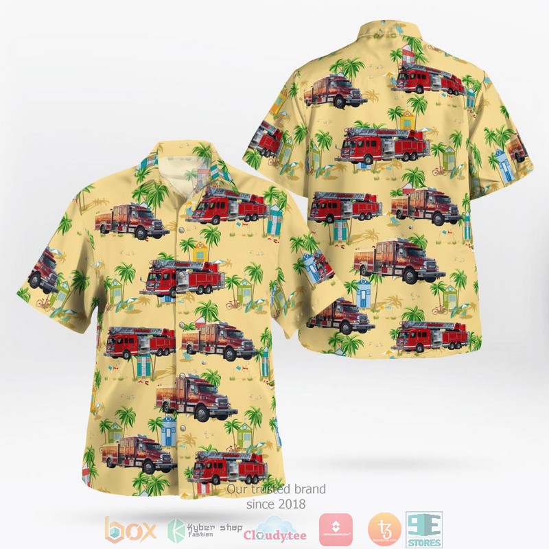 Elko New Market Minnesota Elko New Market Fire Department Hawaiian Shirt