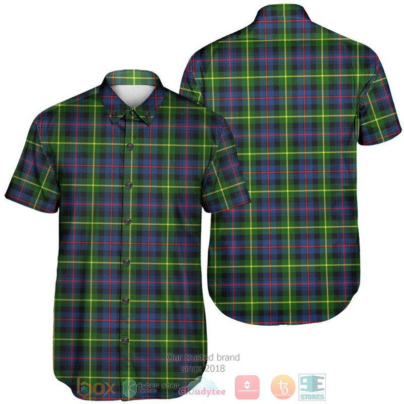 Farquharson Modern Tartan Hawaiian Shirt