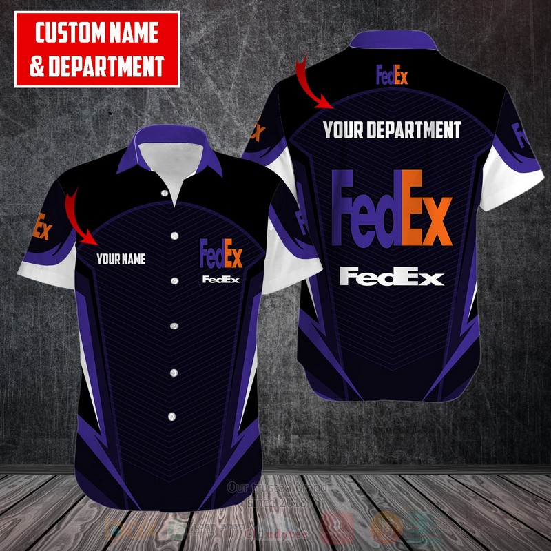 Fedex Company Custom Name Hawaiian Shirt