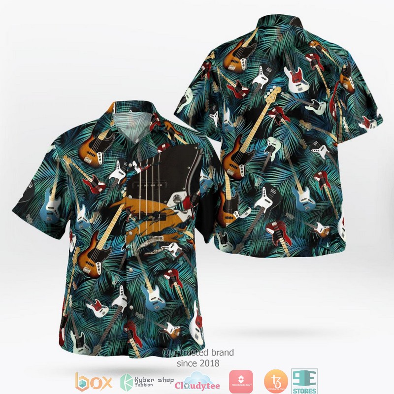 Fender Jazz Bass Hawaiian Shirt