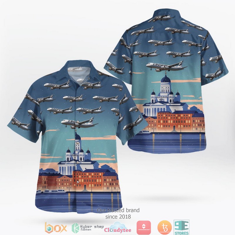 Finland Finnair Airbus A321 20Hawaiian Shirt