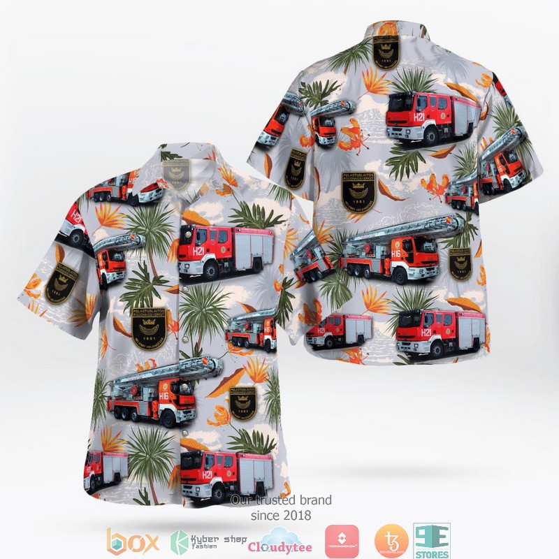 Finland Fire Department Hawaiian Shirt