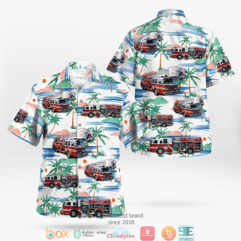 Fire Department Of Montgomery Township Hawaii 3D Shirt