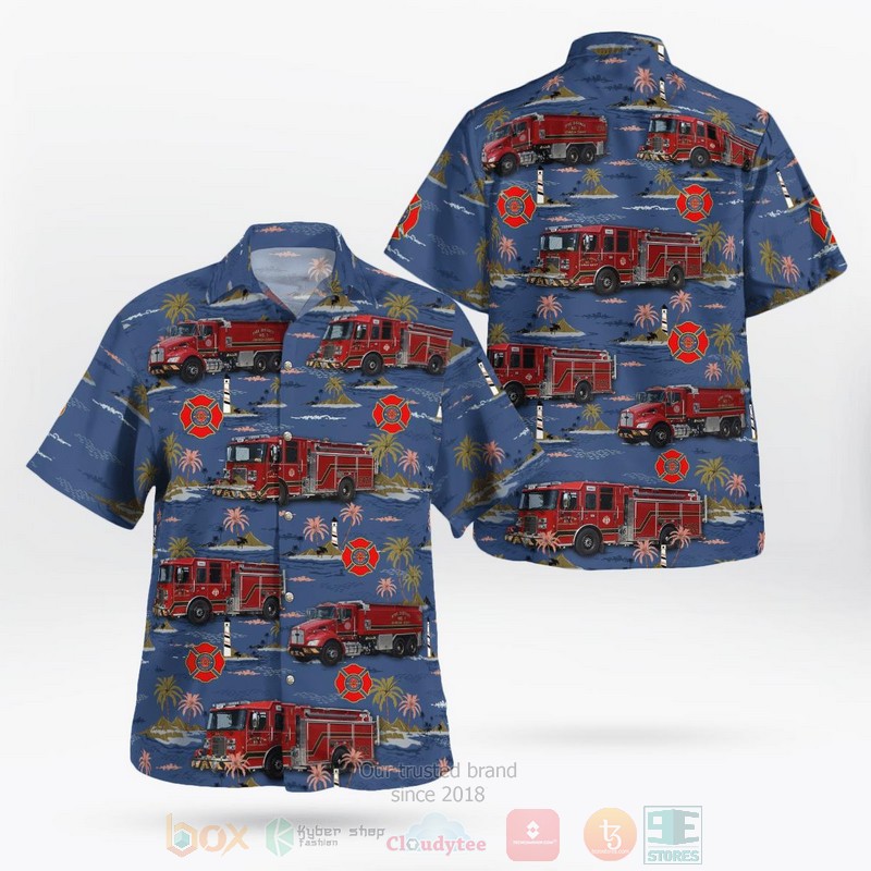 Fire District 1 Of Johnson County Ks Hawaiian Shirt