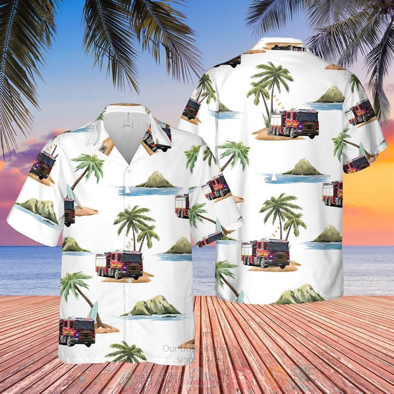 Fire Rescue Victoria Frv Trucks Hawaiian Shirt