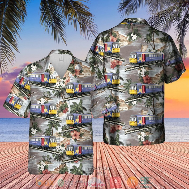 First Great Western Fgw Class 142 Locomotive Train Hawaiian Shirt