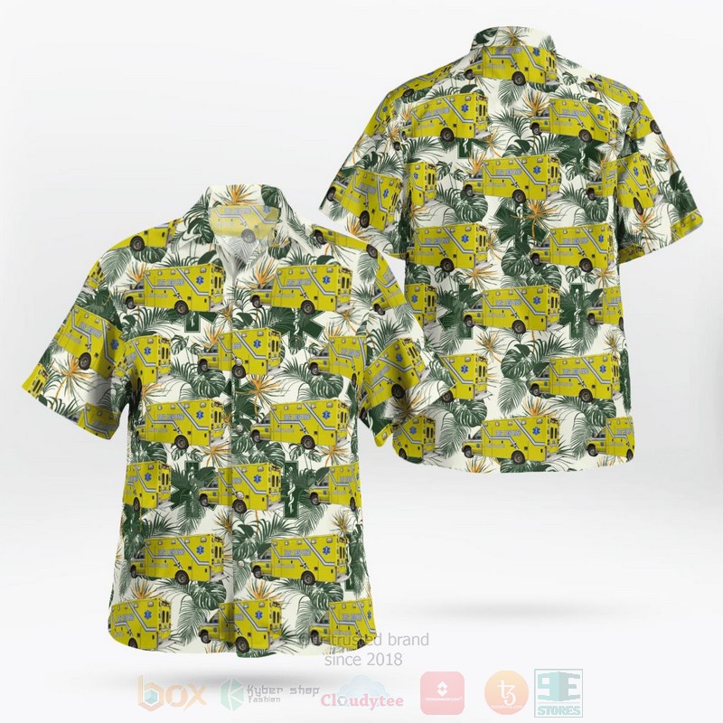 First Response Ambulance Decatur Alabama Ambulance Hawaiian Shirt