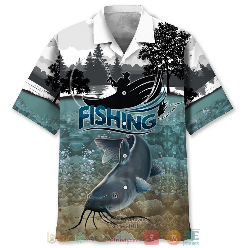 Fishing Catfish Beach Nature Hawaiian Shirt