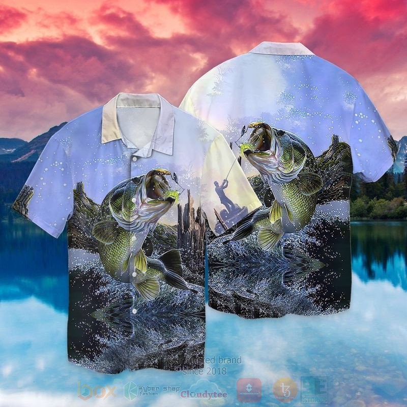 Fishing Short Sleeve Hawaiian Shirt