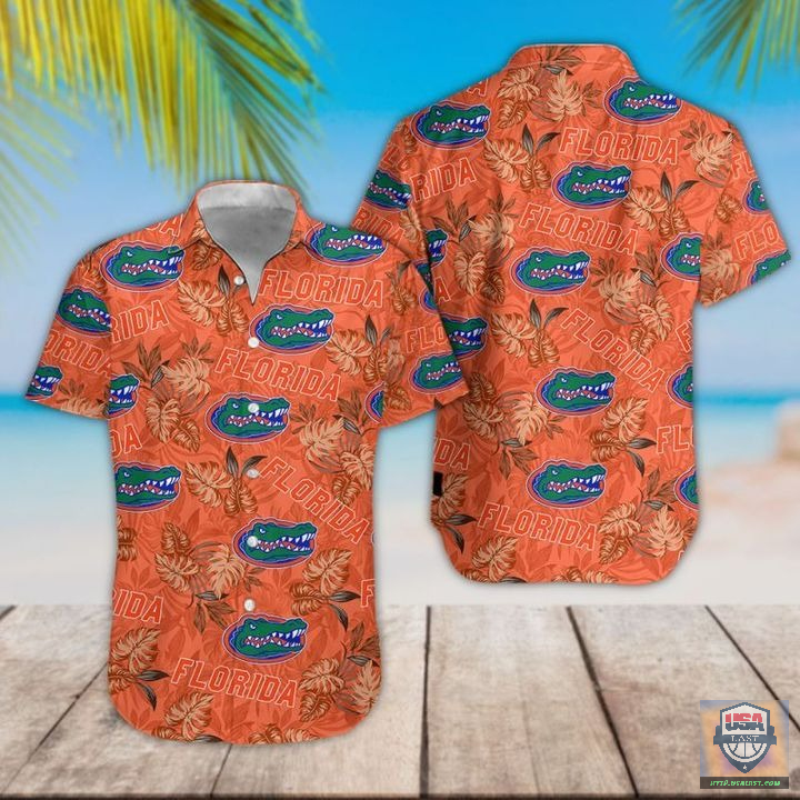 Florida Gators Logo Pattern Hawaiian Shirt - HomeFavo