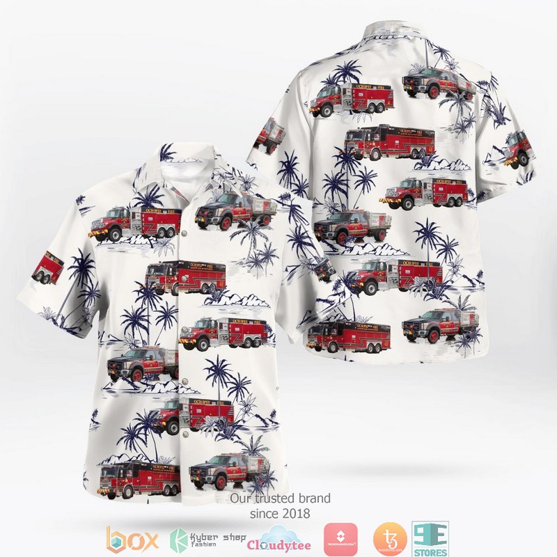 Florida Ochopee Fire Rescue Hawaiian Shirt