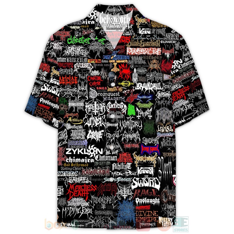 Heavy Metal Rock Bands Hawaiian Shirt 2