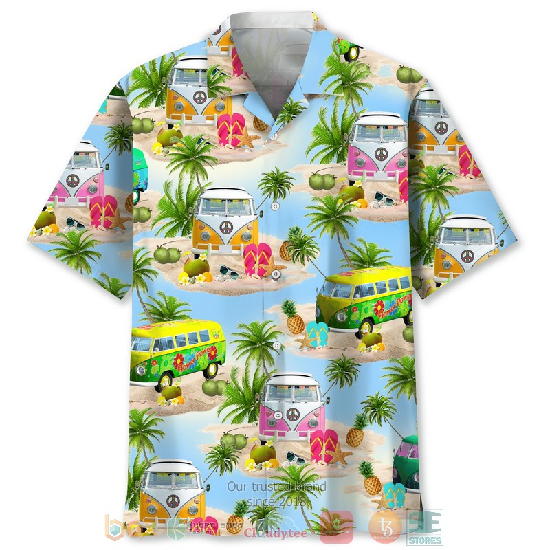 Hippie Beach Hawaiian Shirt