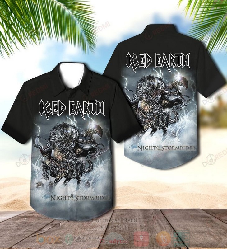 Iced Earth Night Of The Stormrider Hawaiian Shirt - HomeFavo