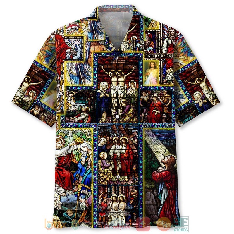 Jesus Catholic Aloha Hawaiian Shirt - HomeFavo