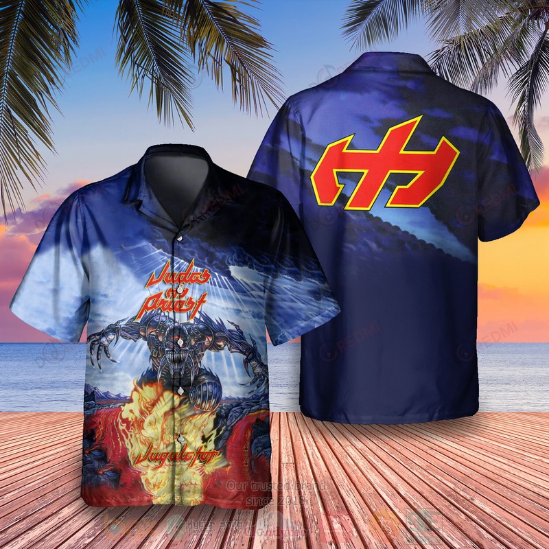 Judas Priest Jugulator Album Hawaiian Shirt 2 - HomeFavo