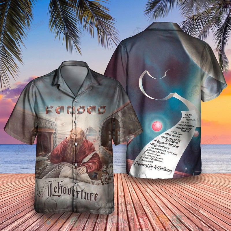 Kansas Leftoverture Album Hawaiian Shirt - HomeFavo