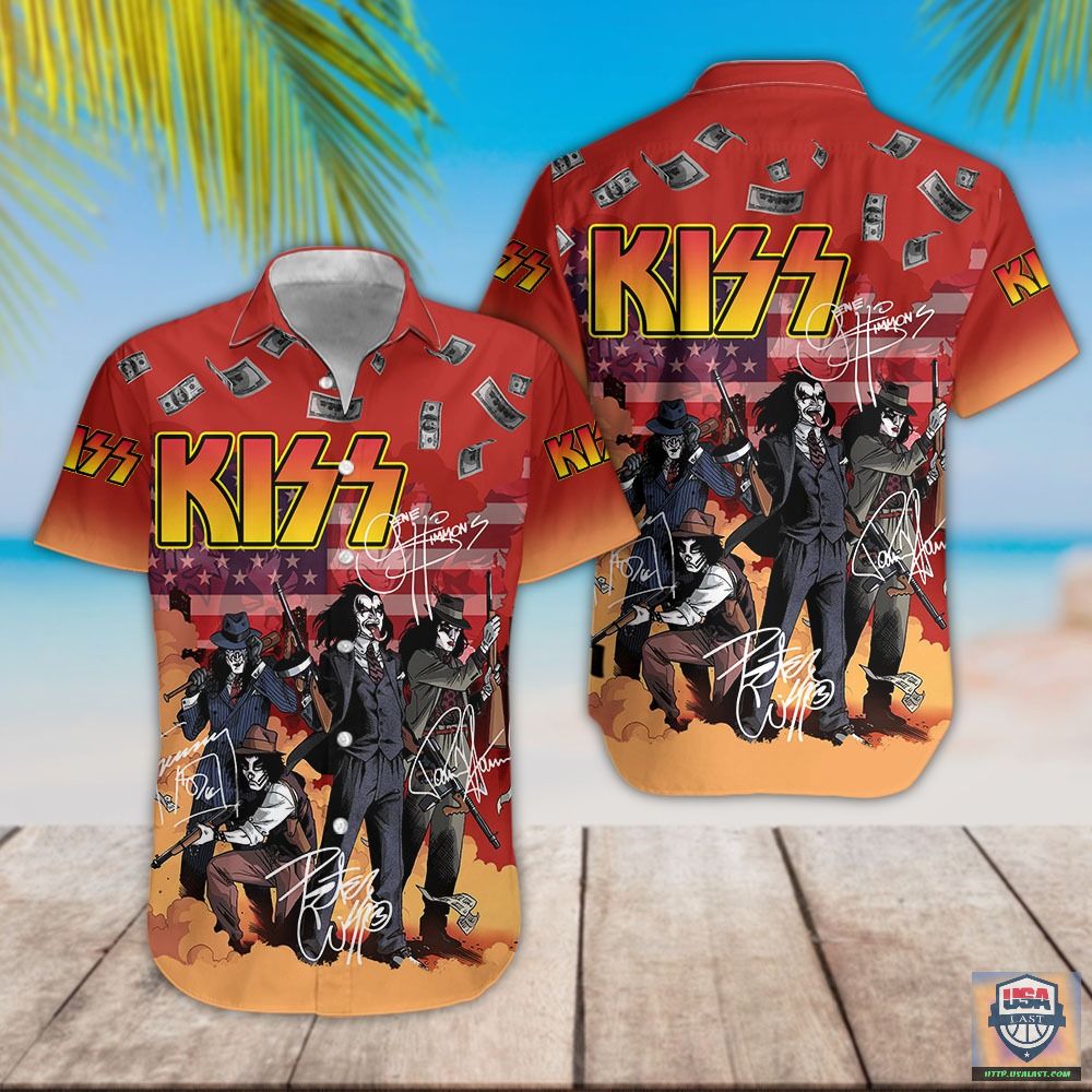 Kizz Band Us Flag Hawaiian Shirt