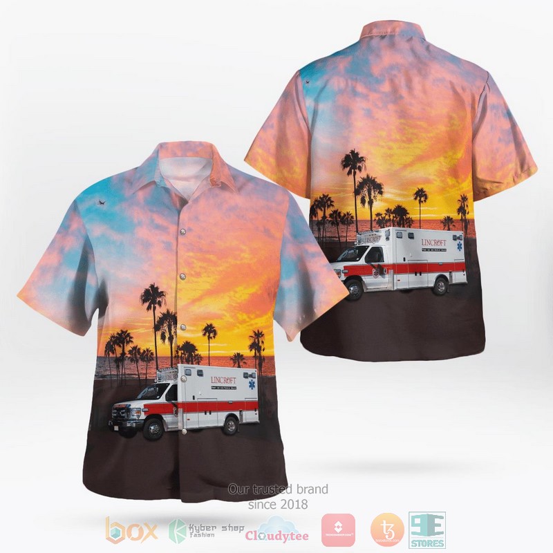 Lincroft First Aid And Rescue Squad Middletown New Jersey Hawaiian Shirt