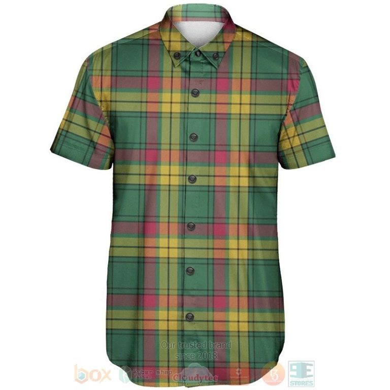 Macmillan Old Ancient Tartan Short Sleeve Hawaiian Shirt - HomeFavo