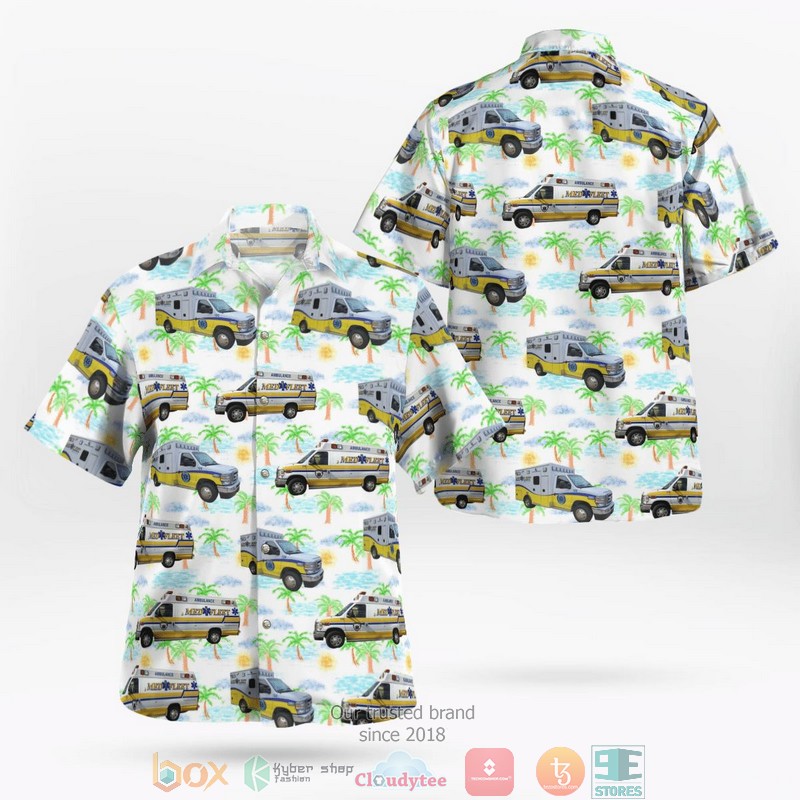 Medfleet Ambulance Florida Fleet Hawaiian Shirt