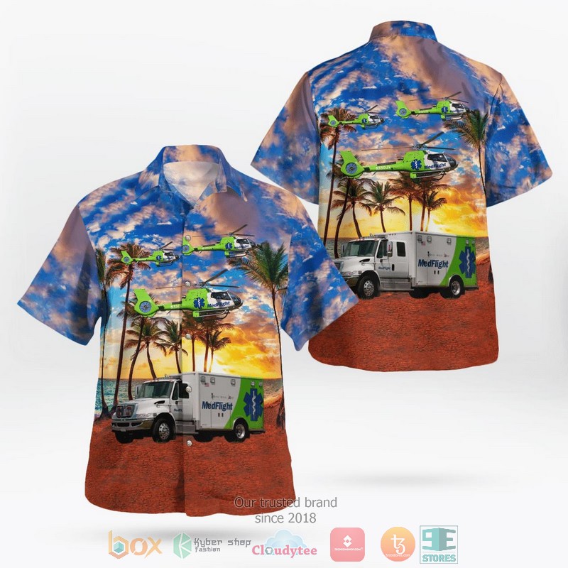 Medflight Ohio Eurocopter Ec 13Hawaiian Shirt