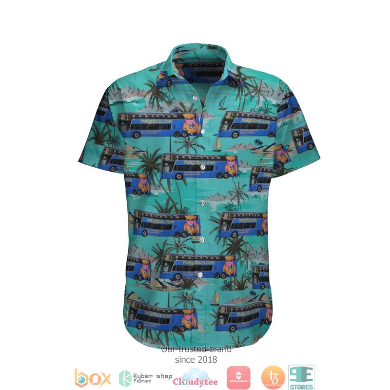 Megabus Canada Short Sleeve Hawaiian Shirt