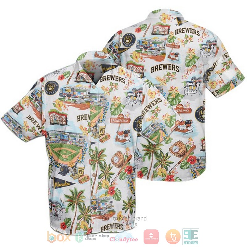 Milwaukee Brewers Mlb Hawaiian Shirt - HomeFavo Apparel