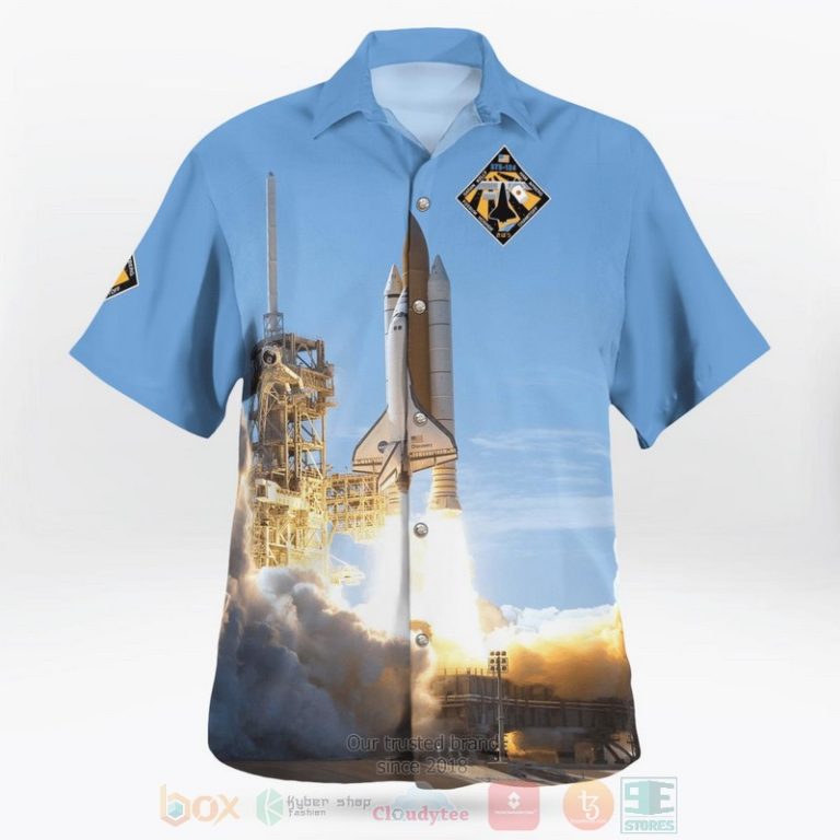 Nasa Space Shuttle Discovery And Sts 124 Hawaiian Shirt - HomeFavo