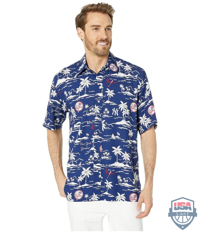 New York Yankees Tropical Hawaiian Shirt Hothot - HomeFavo